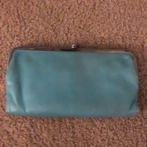 Hobo Lauren Clutch Wallet - Turquoise